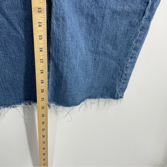 Universal Thread Denim Maxi Skirt High Slit Medium Wash Women’s Size 12 - Picture 6 of 9